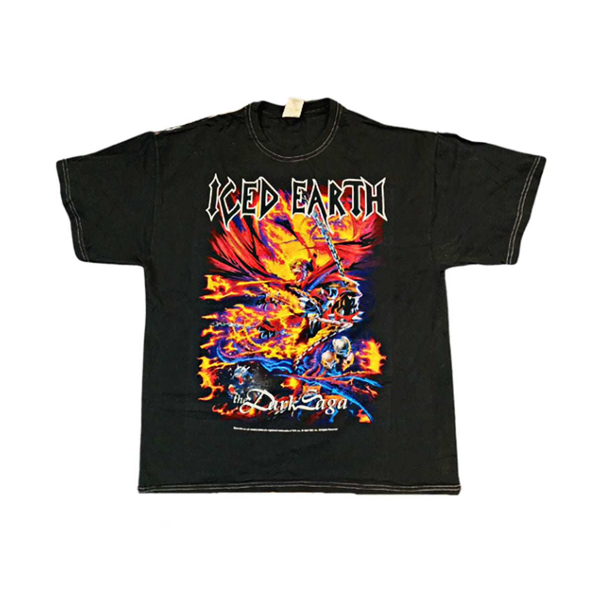 ICED EARTH The Dark Saga Skull T-Shirt – Iced Earth Store